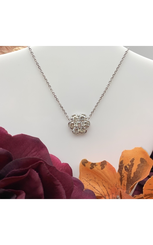 GOG Collection  Necklace EST-DIA CLUSTER 1.96CTTW