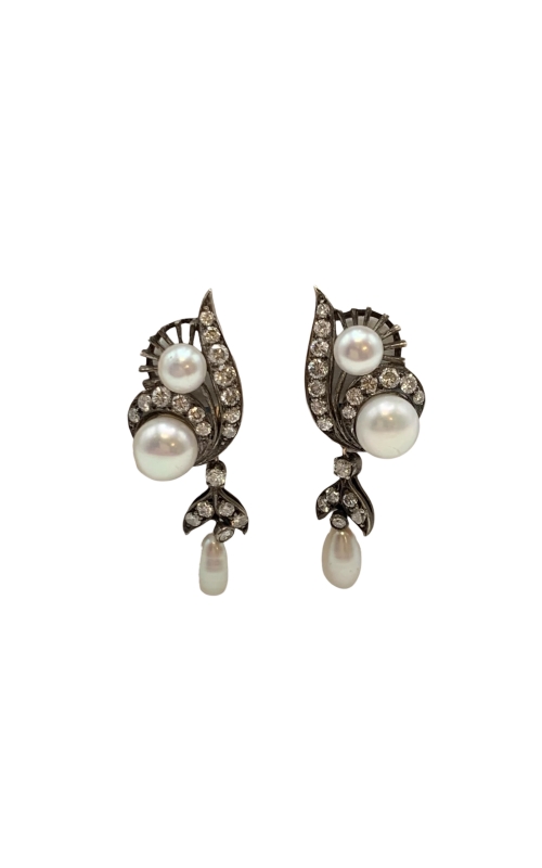 GOG Collection  Earrings EST-PEARL/DIA_EARRINGS