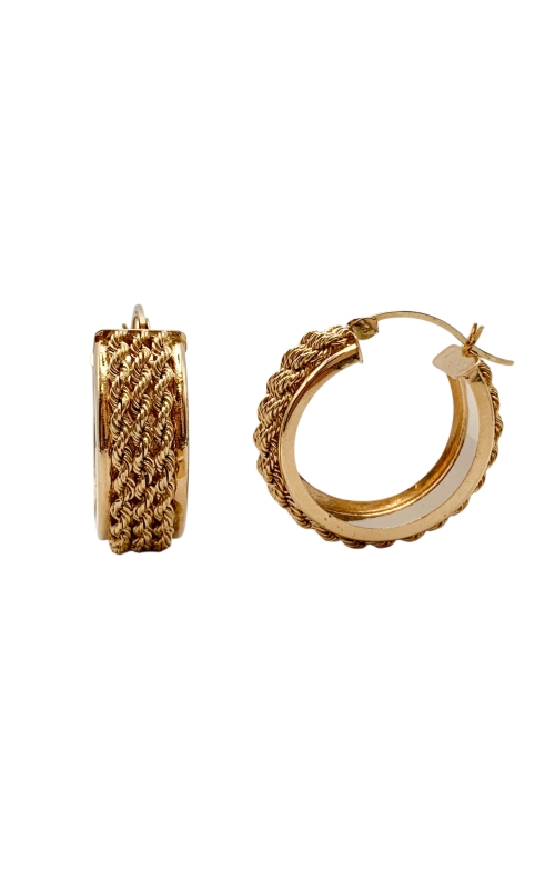 GOG Collection  Earrings EST-14KYG HOOP