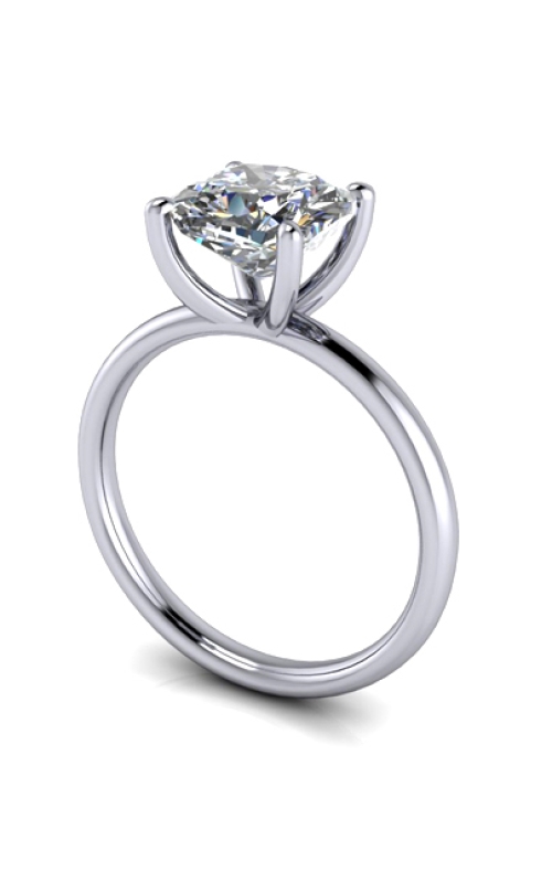 Custom Good Old Gold Classic 4 Prong Solitaire Ring