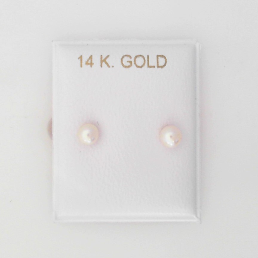 GOG Collection Earrings M&J-14KYGPEARLSS GOG Collection Earrings M&J-14KYGPEARLSS