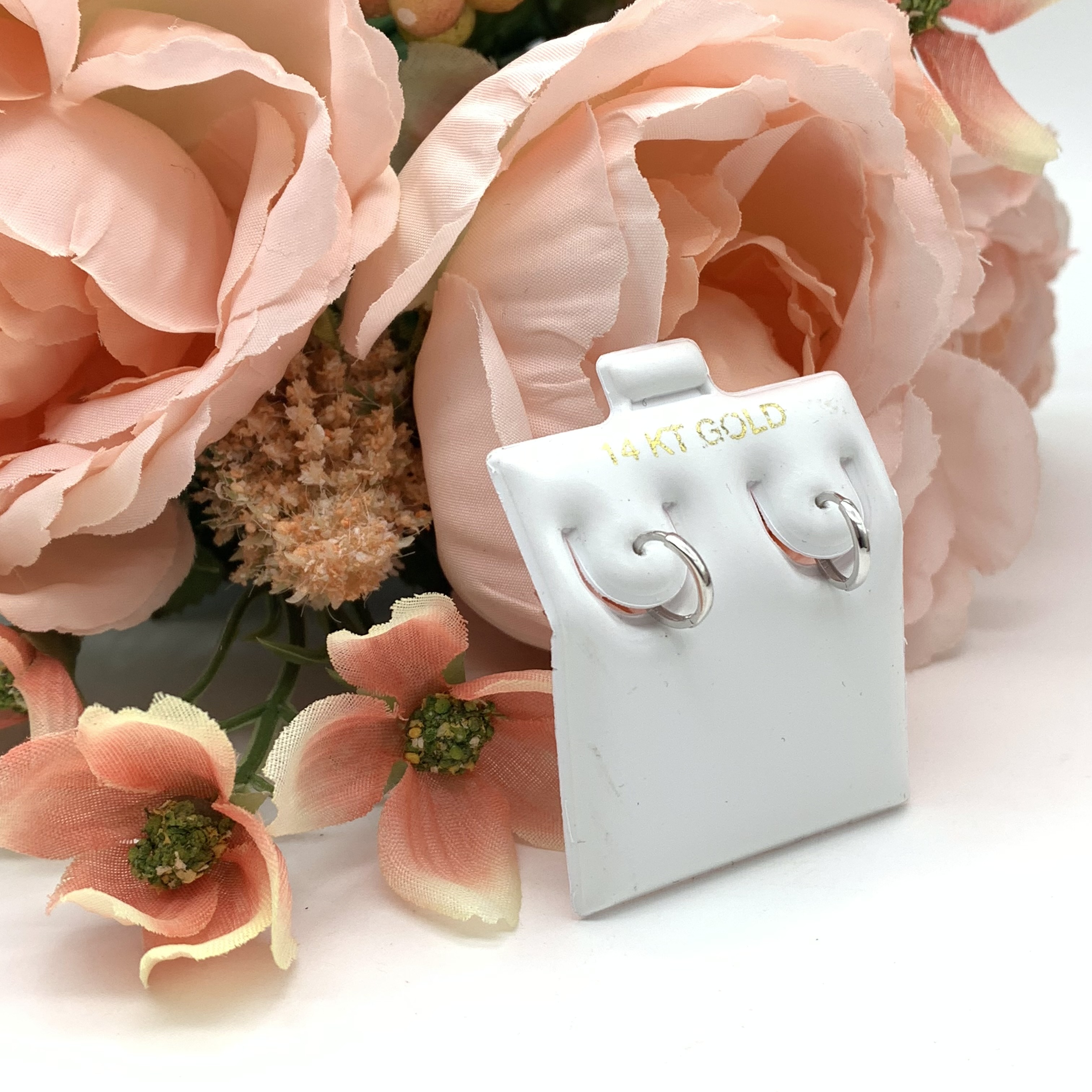 GOG Collection  Earrings M&J-14KWGHOOP