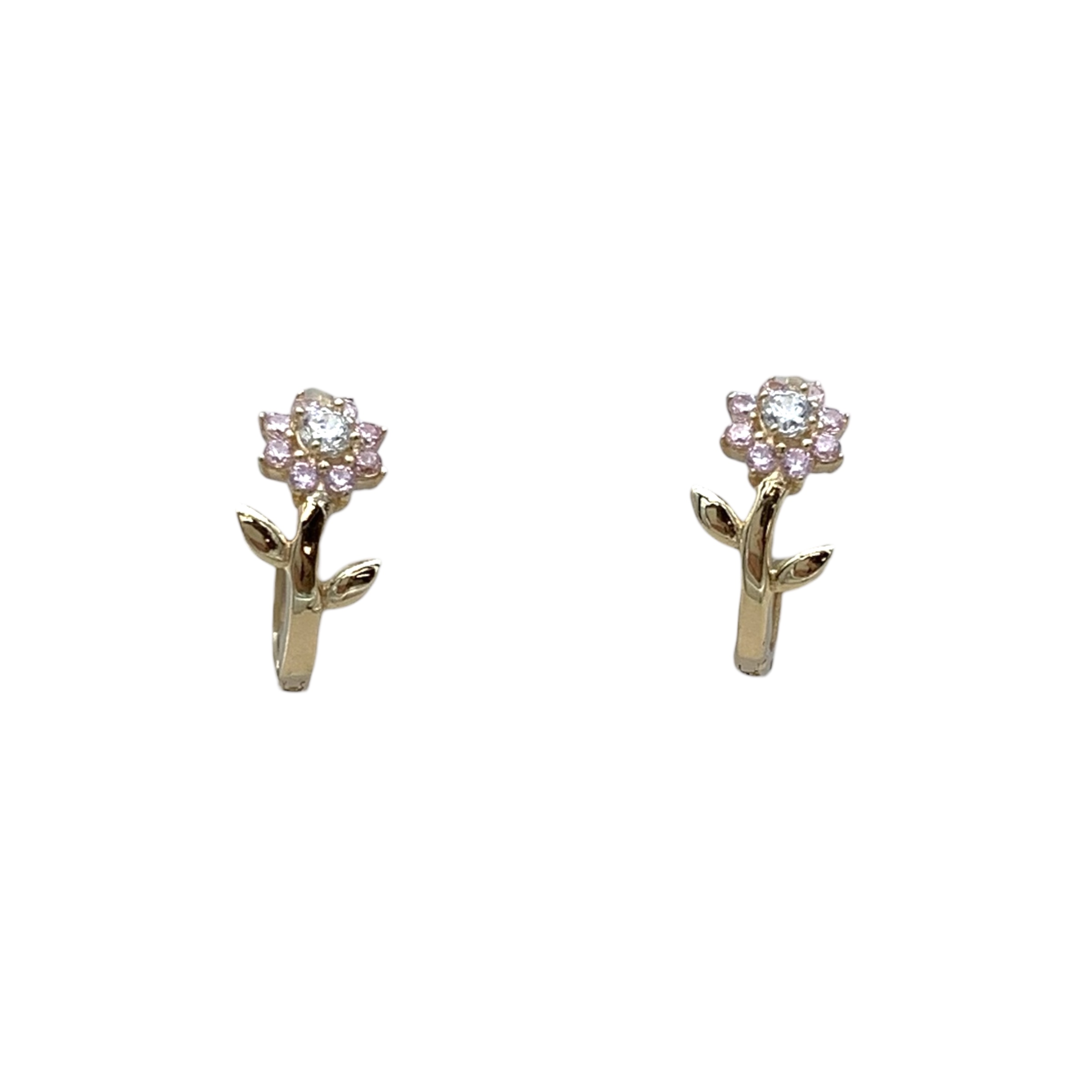 GOG Collection Earrings M&J-14KYFLOWERVINEHUGGIE GOG Collection Earrings M&J-14KYFLOWERVINEHUGGIE