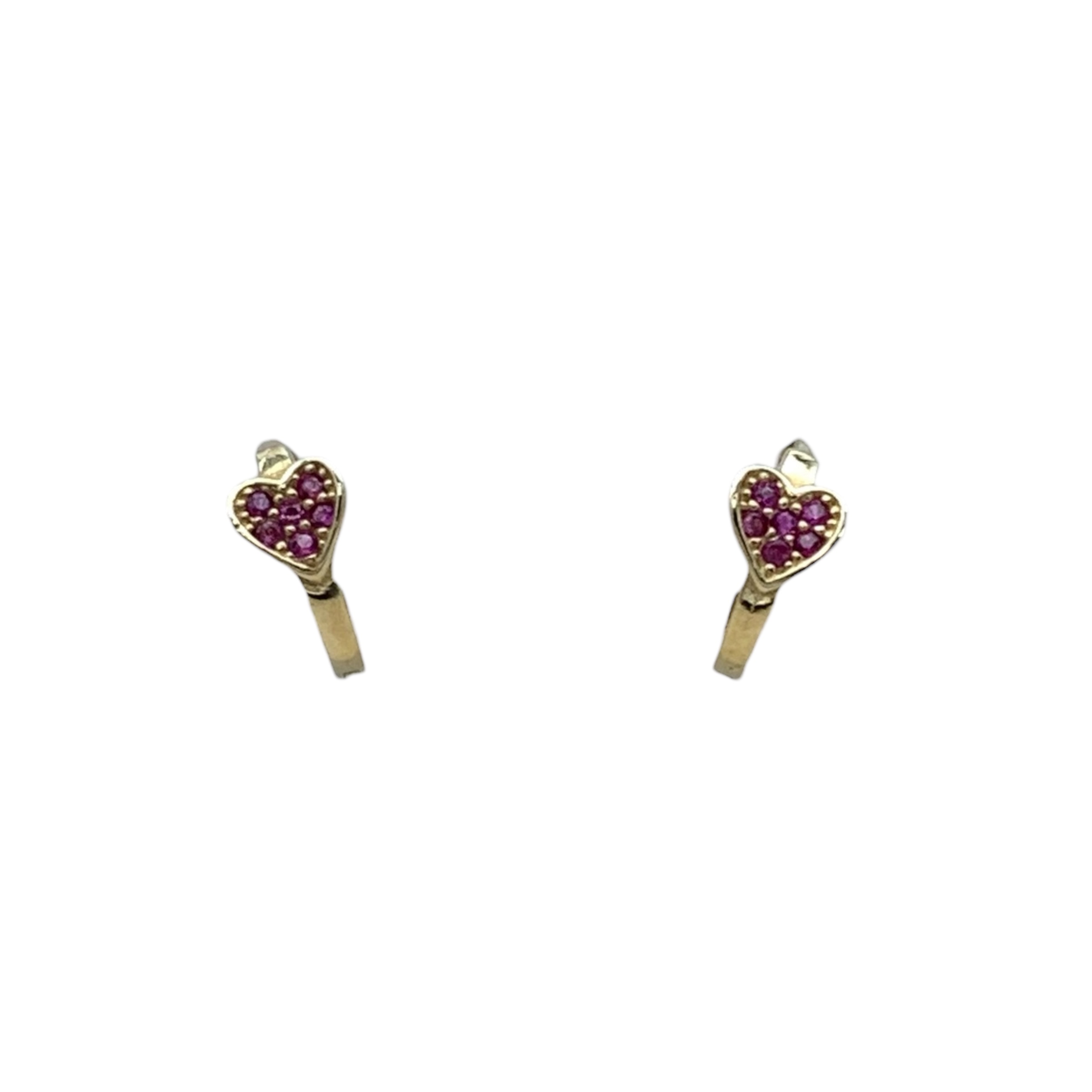 GOG Collection  Earrings M&J-14KYPINKHEARTHUGGIE
