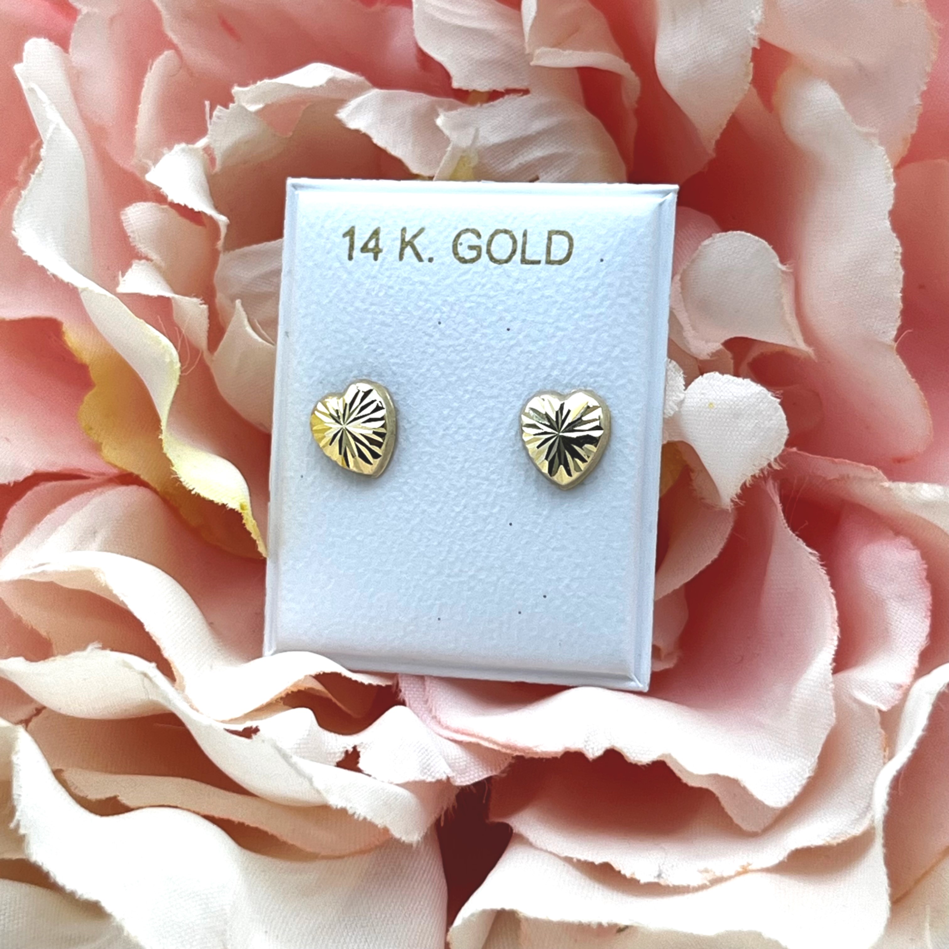 GOG Collection Earrings M&J-14KYHEARTSTUD GOG Collection Earrings M&J-14KYHEARTSTUD