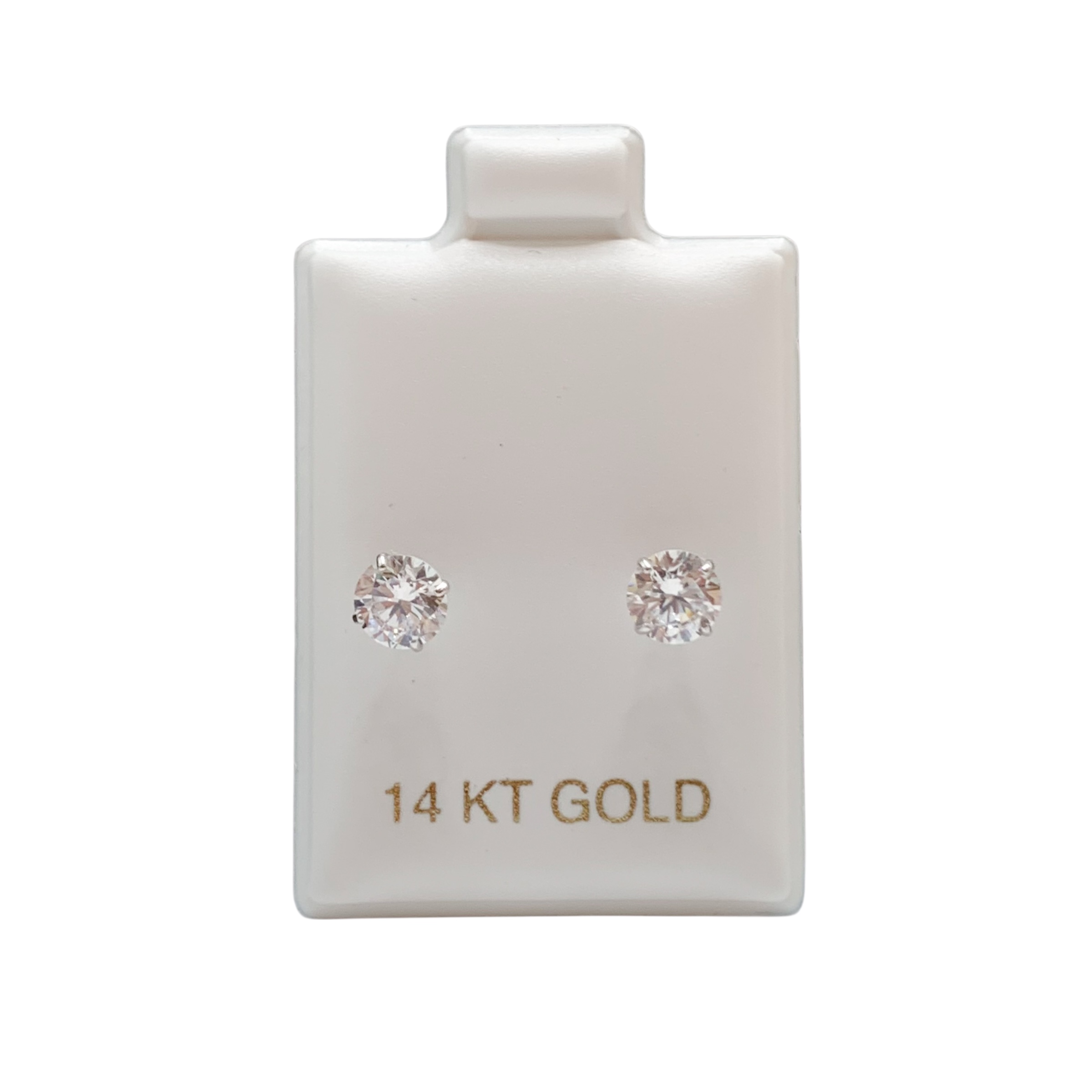 GOG Collection Earrings M&J-14KCZSTUDSL GOG Collection Earrings M&J-14KCZSTUDSL