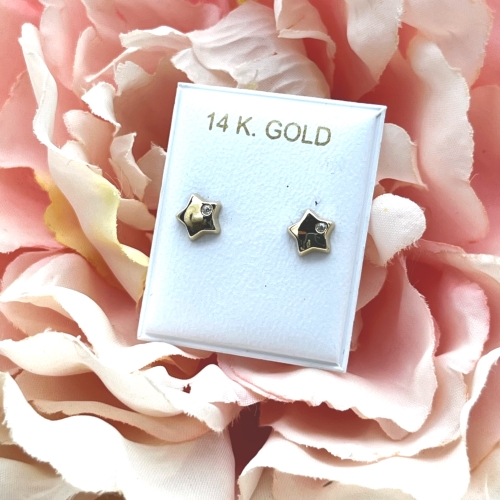 GOG Collection  Earrings M&J-14KYCZSTARSTUD