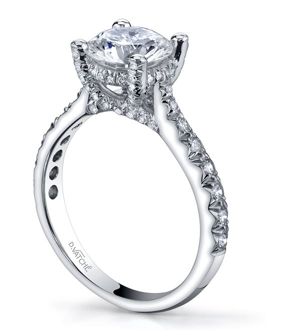 Vatche Pave Engagement Ring #1026 Vatche Pave Engagement Ring #1026